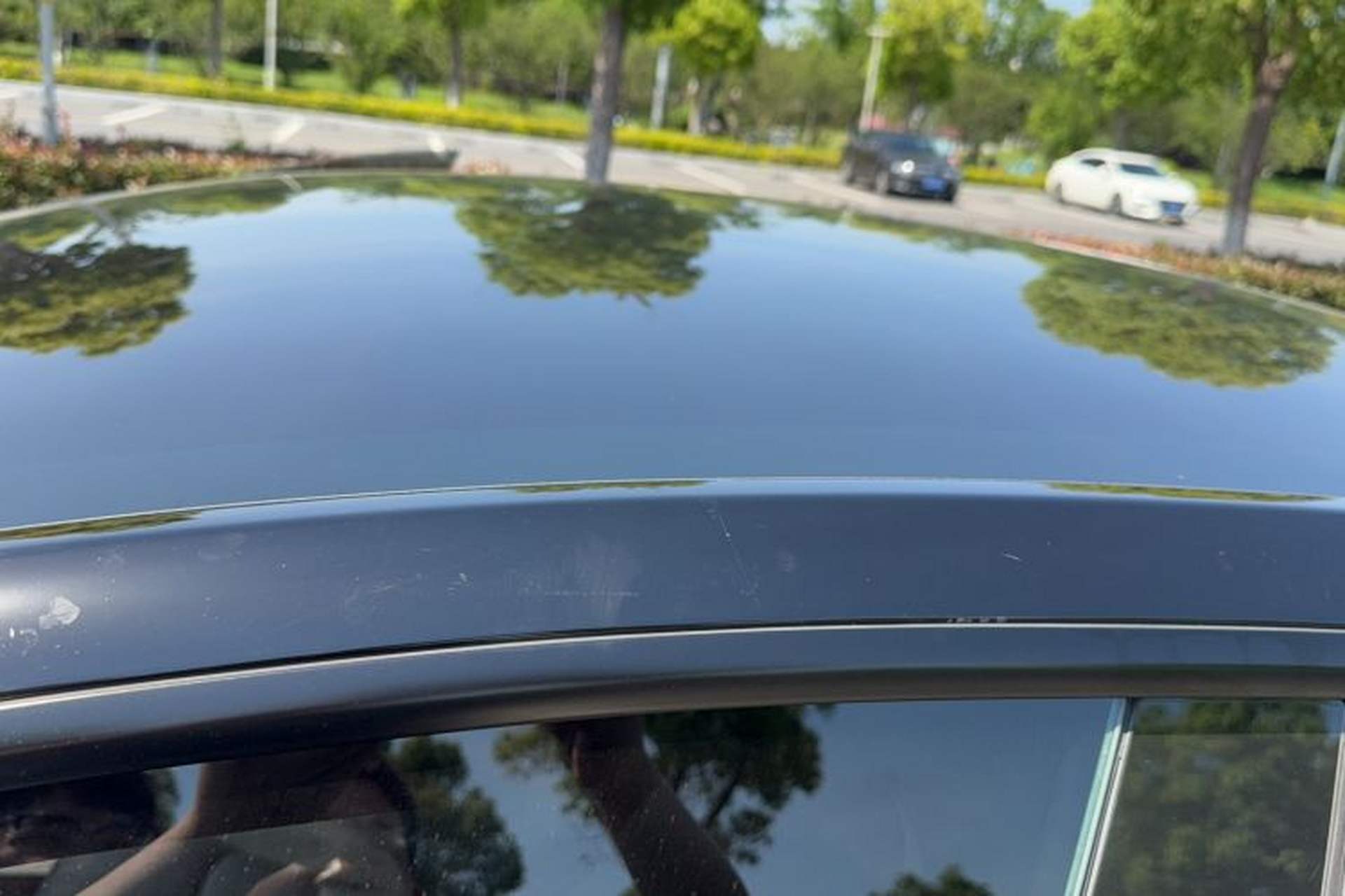 Used Tesla Model Y 2022 Rear-Wheel-Drive Version Roof