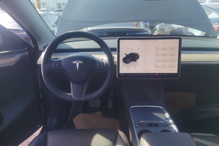 Used Tesla Model Y 2022 Revised Version Long-Range All-Wheel Drive Steering Wheel