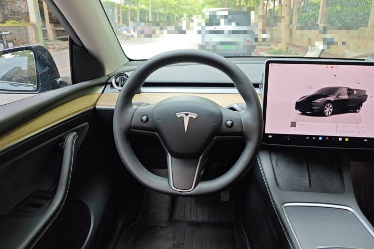Used Tesla Model Y 2022 Revised Version Rear-Wheel Drive Steering Wheel