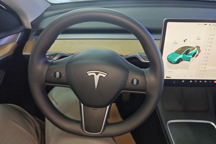 Used Tesla Model Y 2022 Rear-Wheel-Drive Version Steering Wheel