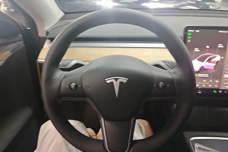 Used Tesla Model Y 2022 Revised Version Long-Range All-Wheel Drive Steering Wheel