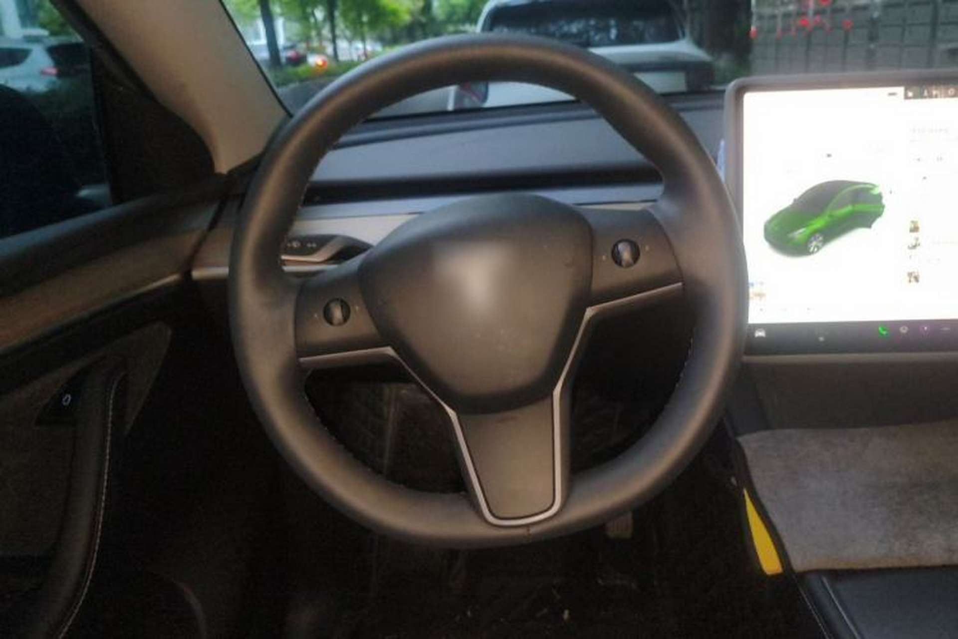 Used Tesla Model Y 2022 Revised Version Rear-Wheel Drive Steering Wheel