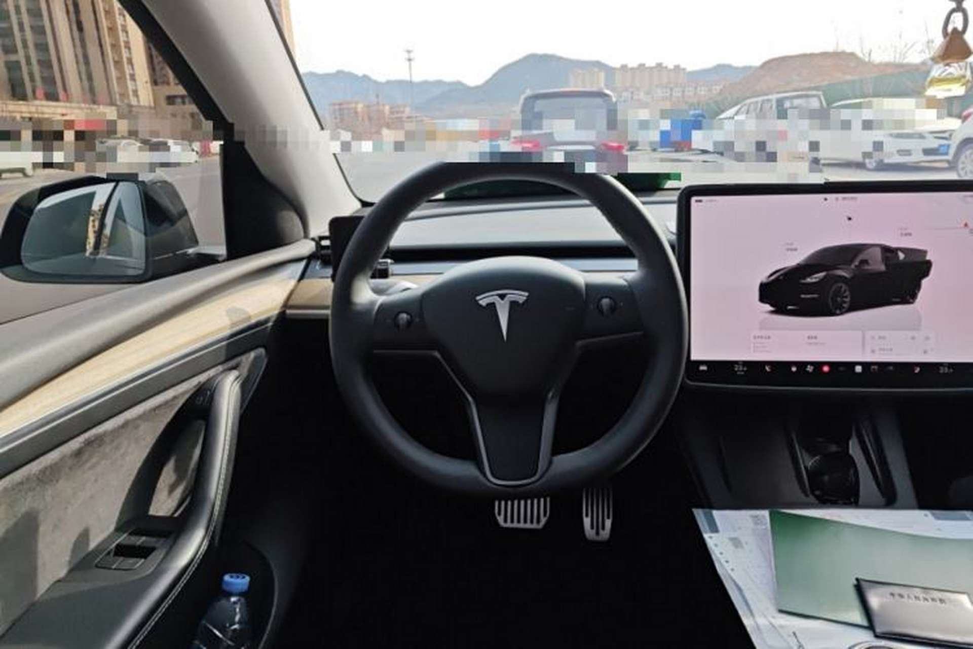 Used Tesla Model Y 2022 Revised Version Long-Range All-Wheel Drive Steering Wheel