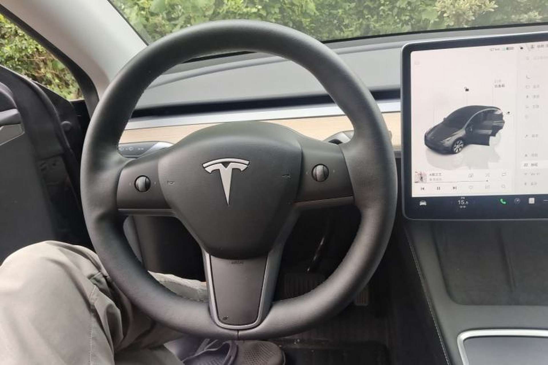 Used Tesla Model Y 2022 Revised Version Rear-Wheel Drive Steering Wheel