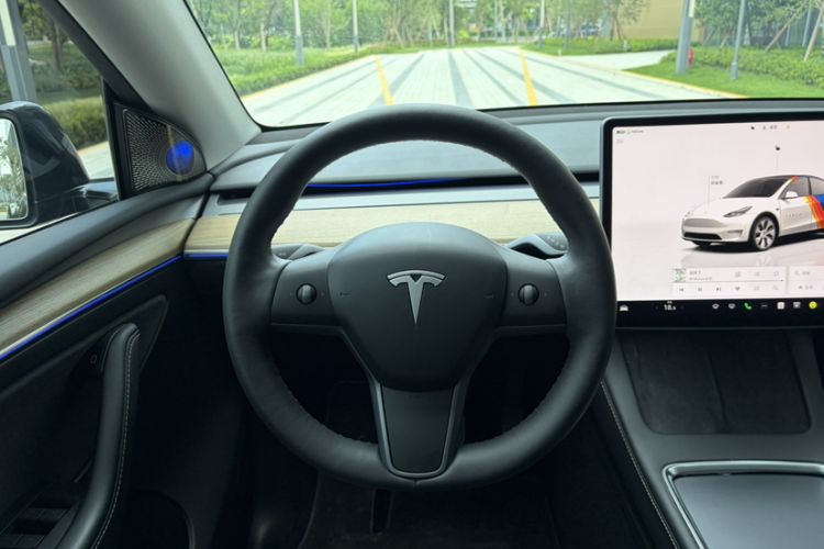 Used Tesla Model Y 2022 Revised Version Rear-Wheel Drive Steering Wheel
