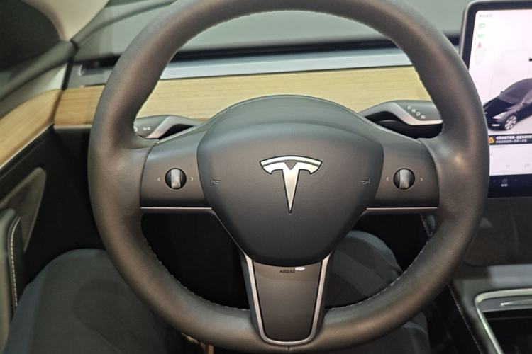 Used Tesla Model Y 2022 Rear-Wheel-Drive Version Steering Wheel