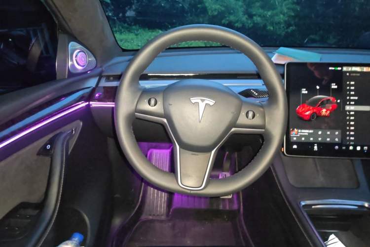 Used Tesla Model Y 2022 Rear-Wheel-Drive Version Steering Wheel