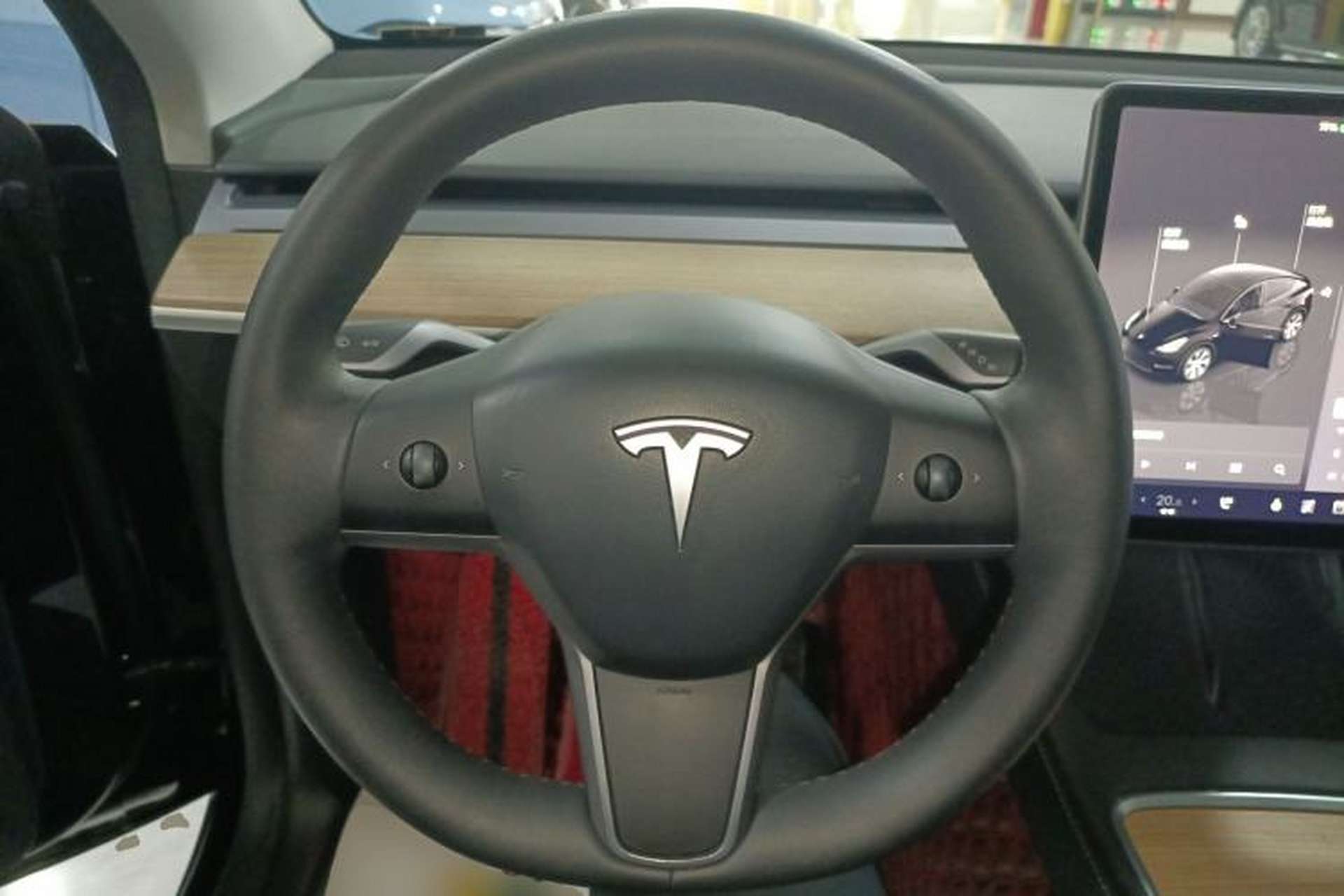 Used Tesla Model Y 2022 Revised Version Rear-Wheel Drive Steering Wheel