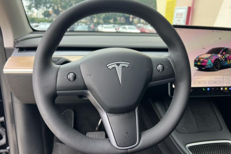Used Tesla Model Y 2022 Rear-Wheel-Drive Version Steering Wheel