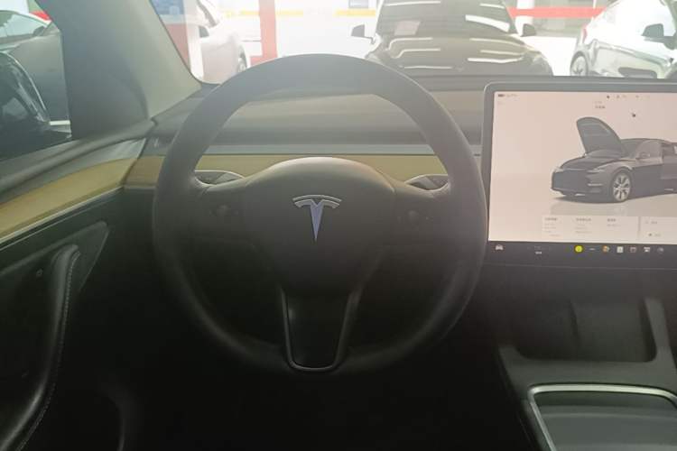 Used Tesla Model Y 2022 Rear-Wheel-Drive Version Steering Wheel