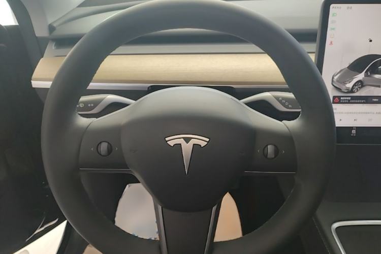 Used Tesla Model Y 2022 Long-Range All-Wheel-Drive Version Steering Wheel