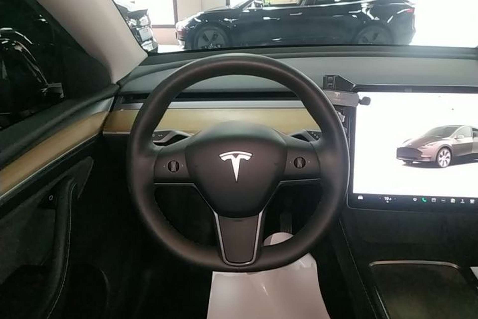 Used Tesla Model Y 2022 Revised Version Rear-Wheel Drive Steering Wheel