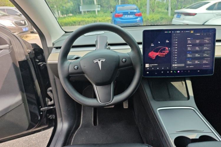 Used Tesla Model Y 2022 Revised Version Rear-Wheel Drive Steering Wheel