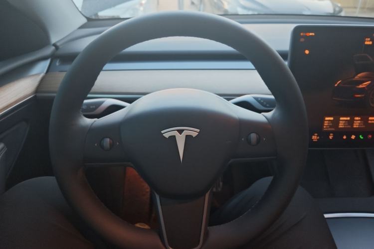 Used Tesla Model Y 2022 Revised Version Long-Range All-Wheel Drive Steering Wheel