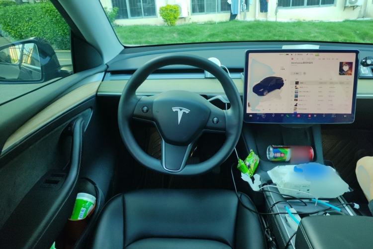 Used Tesla Model Y 2022 Revised Version Rear-Wheel Drive Steering Wheel