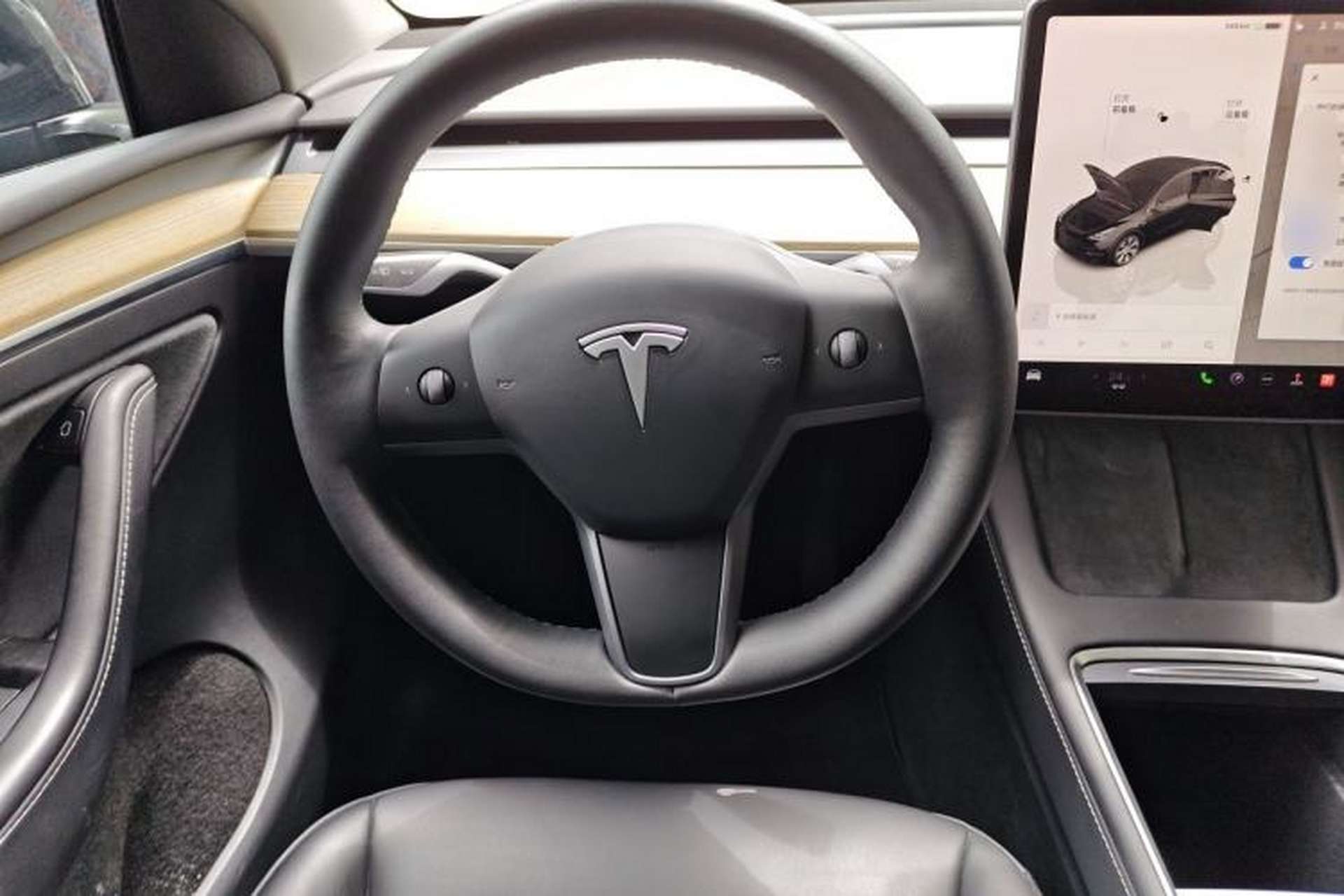 Used Tesla Model Y 2022 Revised Version Rear-Wheel Drive Steering Wheel