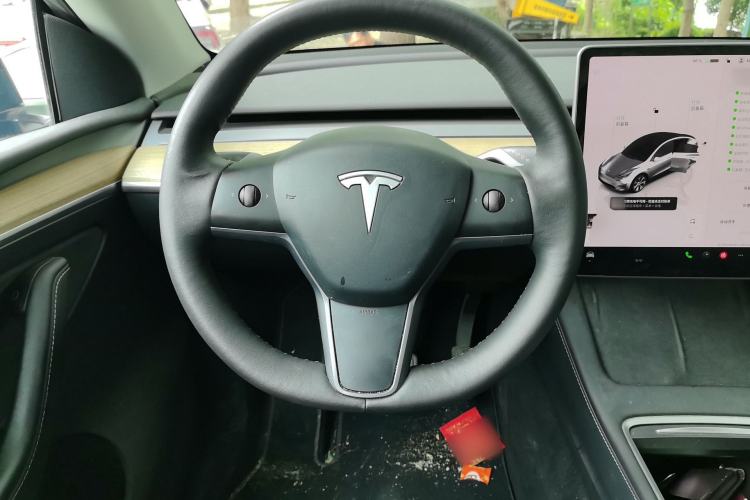 Used Tesla Model Y 2022 Revised Version Rear-Wheel Drive Steering Wheel