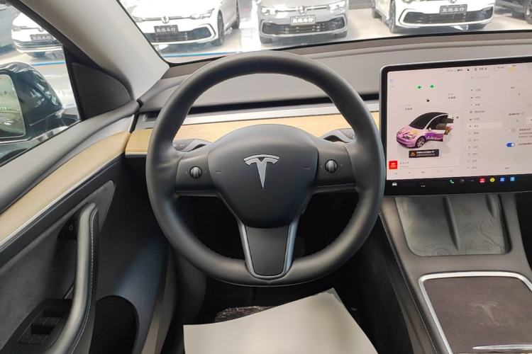 Used Tesla Model Y 2022 Revised Version Rear-Wheel Drive Steering Wheel