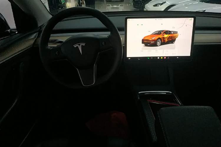 Used Tesla Model Y 2022 Revised Version Rear-Wheel Drive Steering Wheel