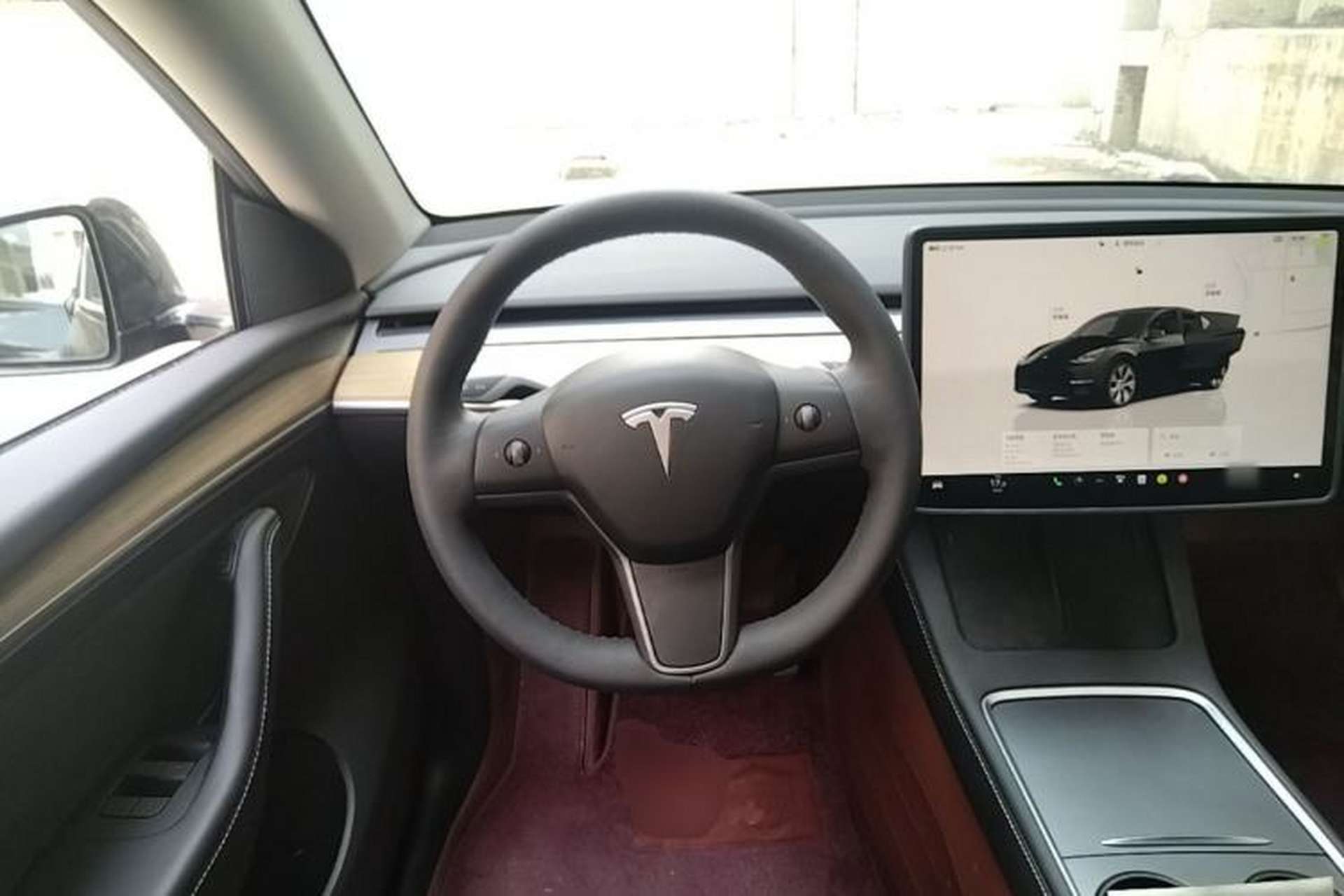 Used Tesla Model Y 2022 Revised Version Rear-Wheel Drive Steering Wheel