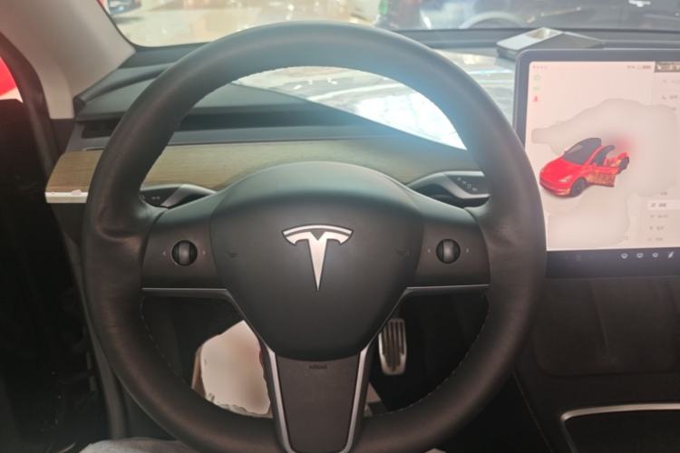 Used Tesla Model Y 2022 Revised Version Long-Range All-Wheel Drive Steering Wheel