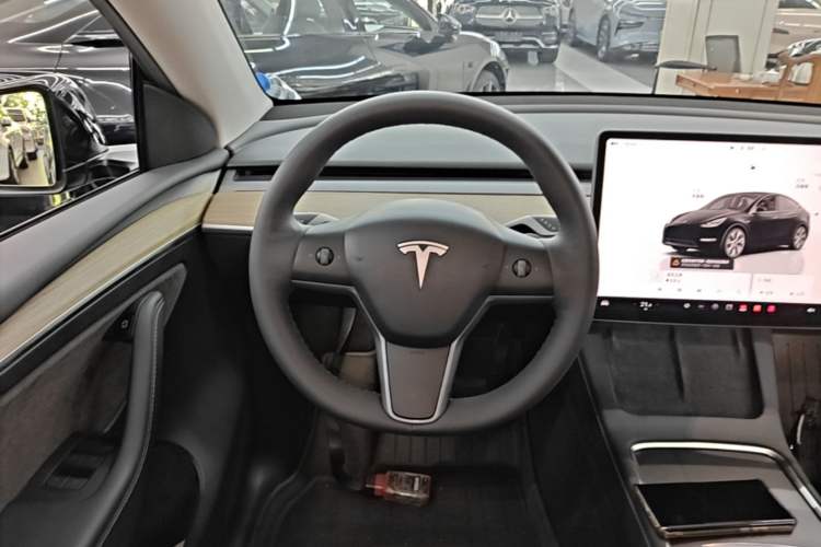 Used Tesla Model Y 2022 Rear-Wheel-Drive Version Steering Wheel