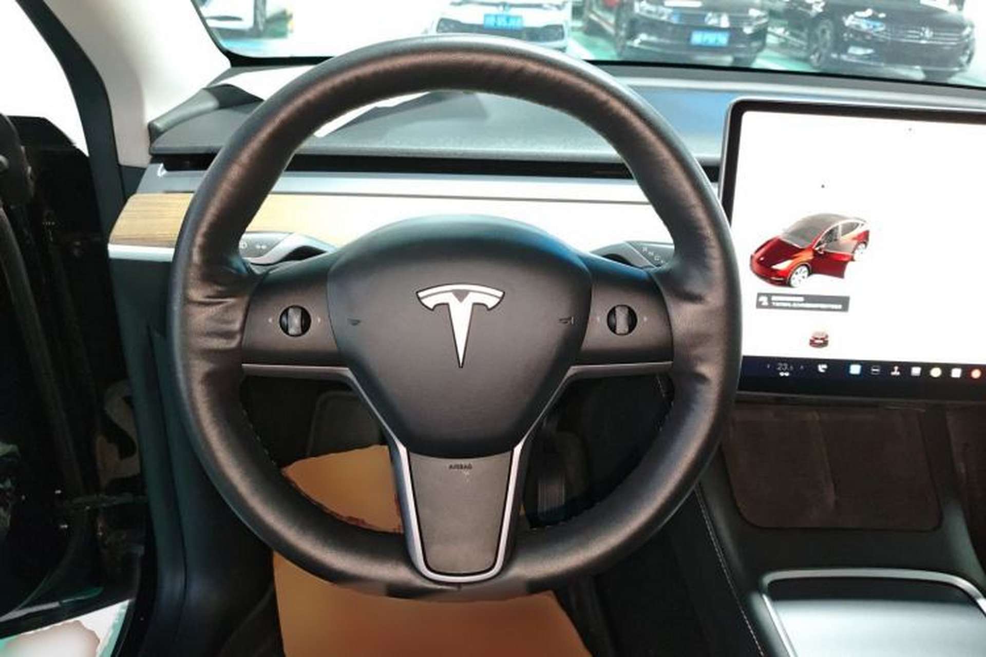 Used Tesla Model Y 2022 Revised Version Rear-Wheel Drive Steering Wheel