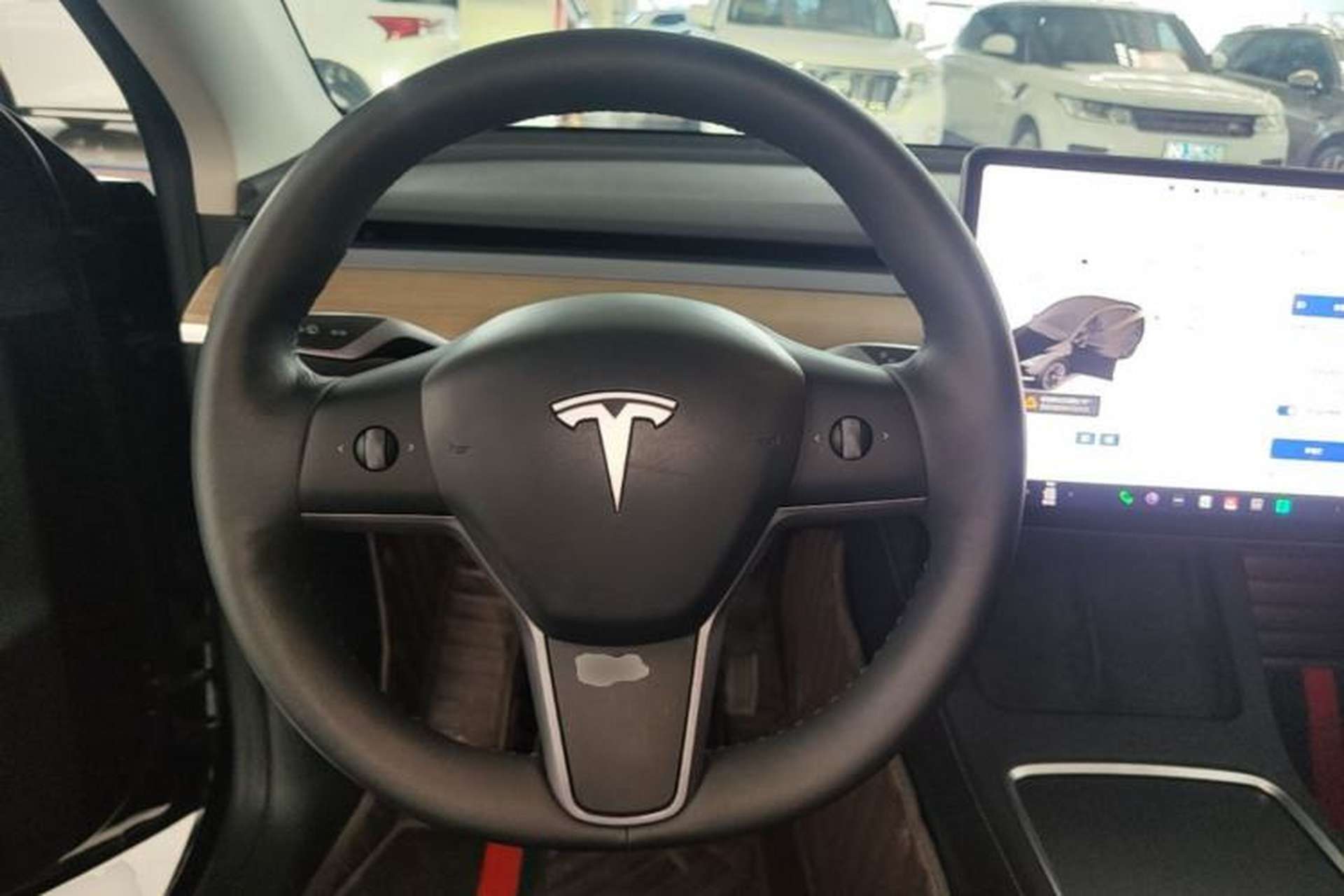 Used Tesla Model Y 2022 Revised Version Long-Range All-Wheel Drive Steering Wheel