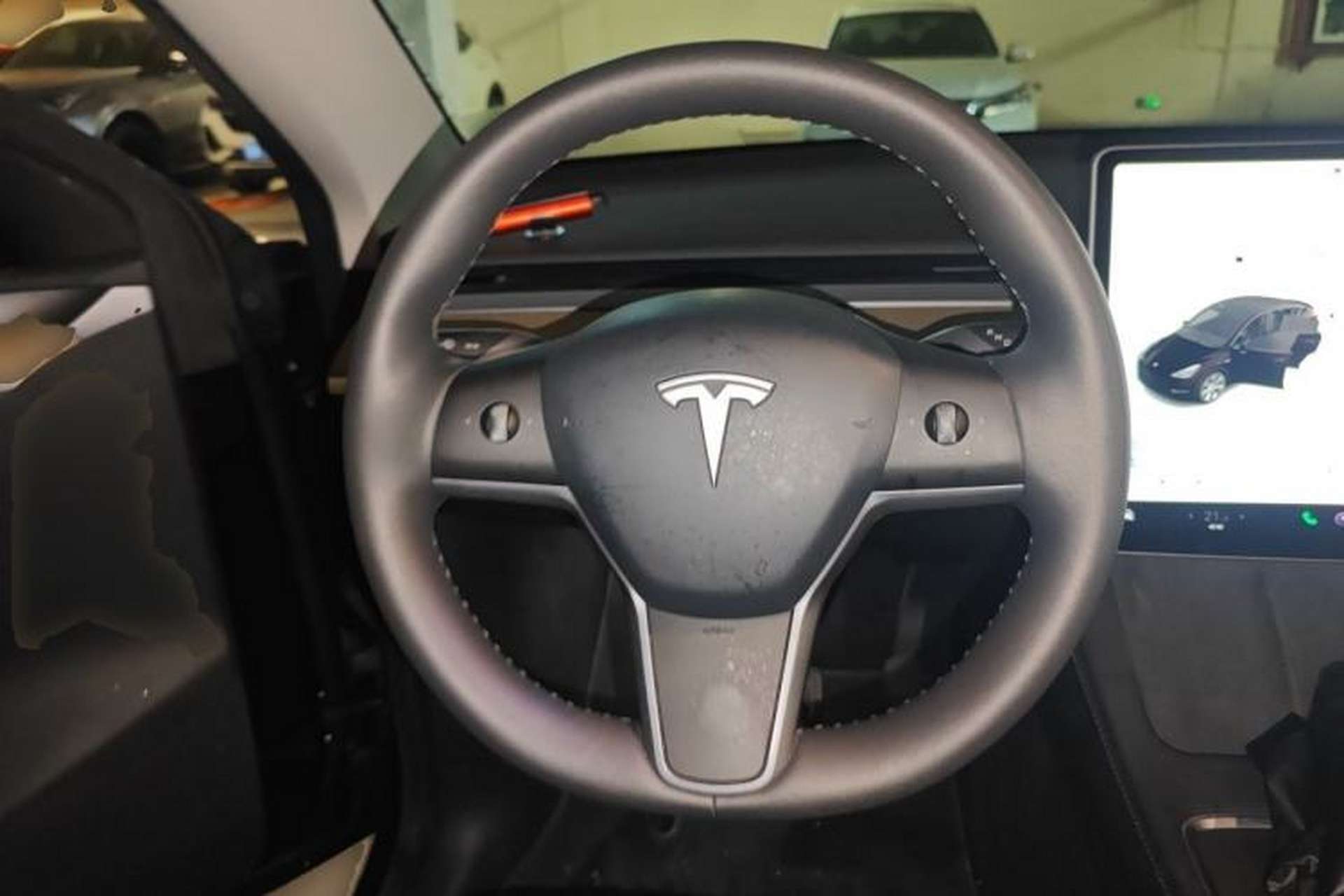 Used Tesla Model Y 2022 Revised Version Rear-Wheel Drive Steering Wheel
