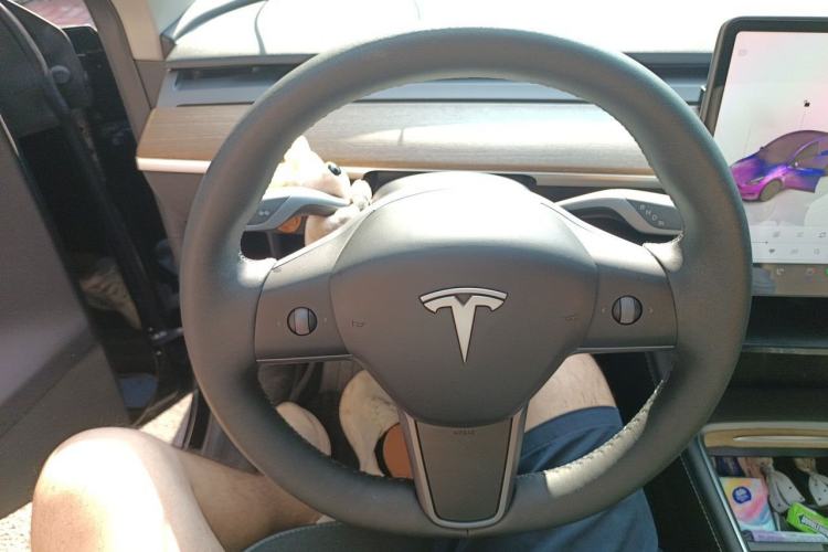 Used Tesla Model Y 2022 Performance High-Performance All-Wheel-Drive Version Steering Wheel