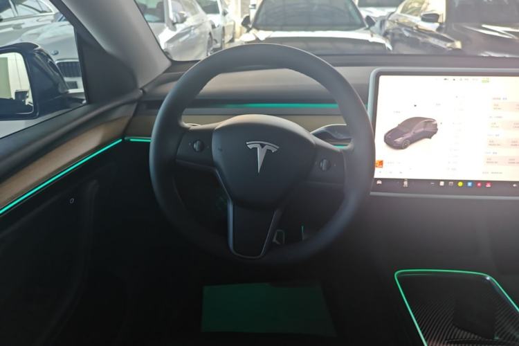 Used Tesla Model Y 2022 Revised Version Rear-Wheel Drive Steering Wheel