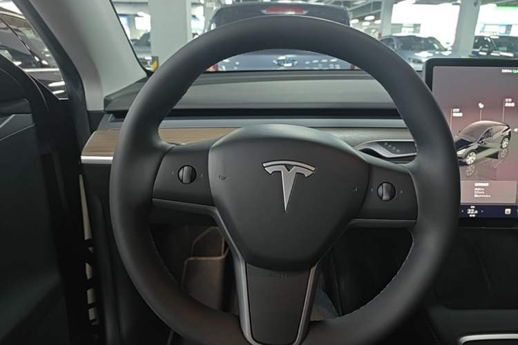 Used Tesla Model Y 2022 Revised Version Rear-Wheel Drive Steering Wheel