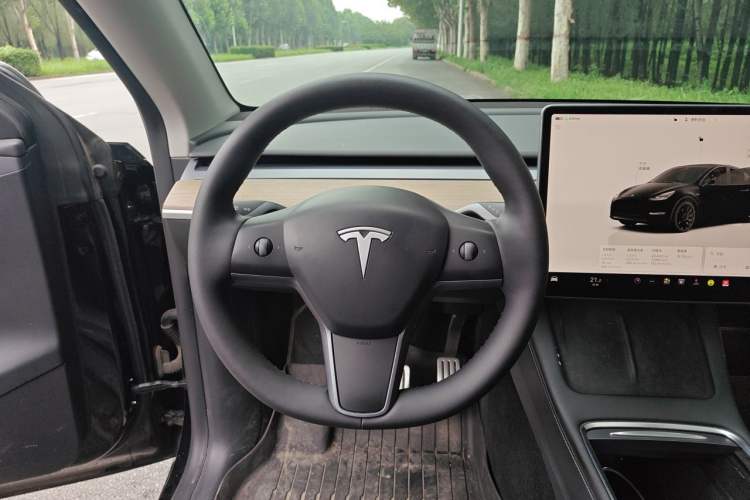 Used Tesla Model Y 2022 Performance High-Performance All-Wheel-Drive Version Steering Wheel