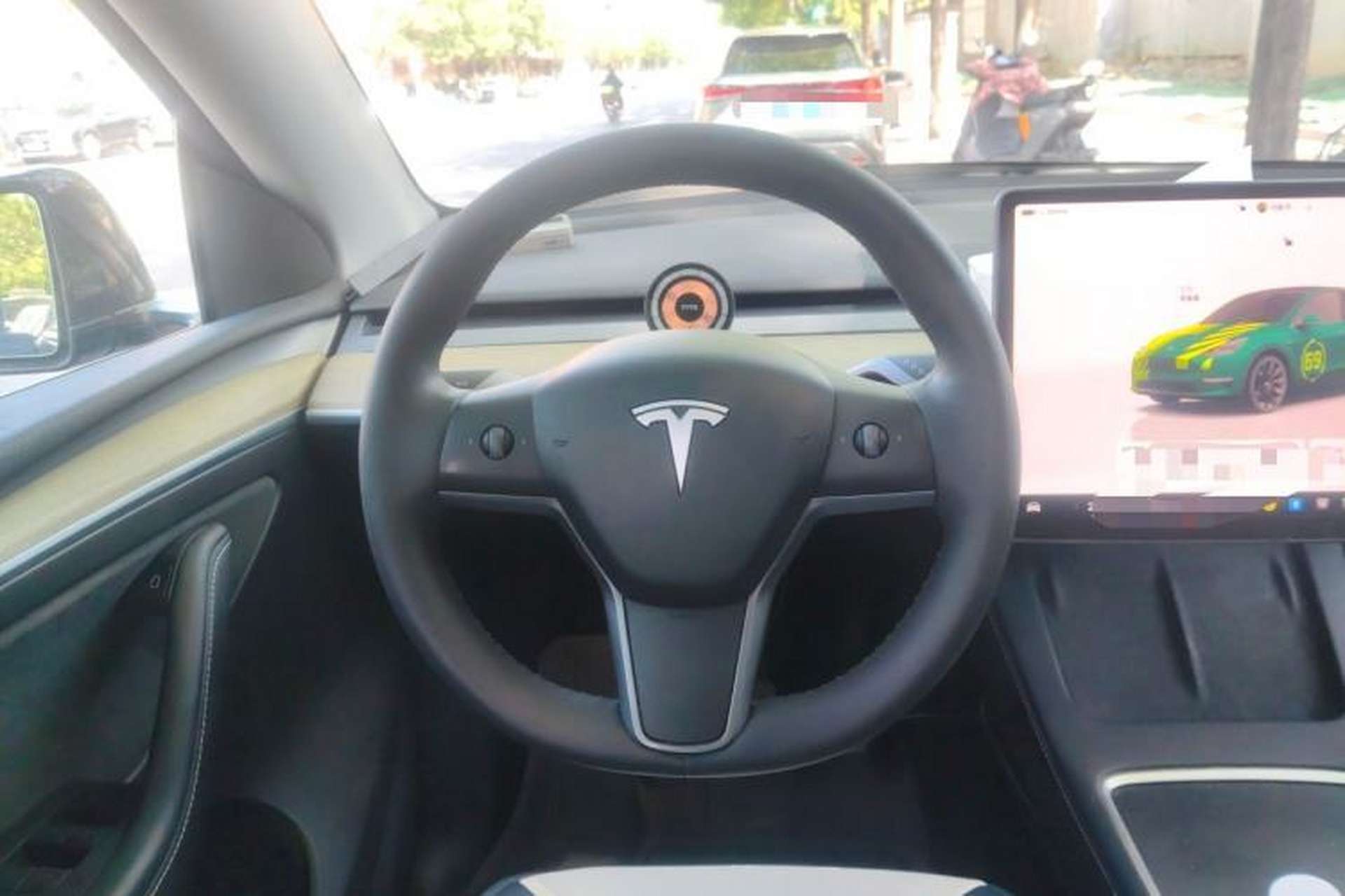 Used Tesla Model Y 2022 Revised Version Rear-Wheel Drive Steering Wheel