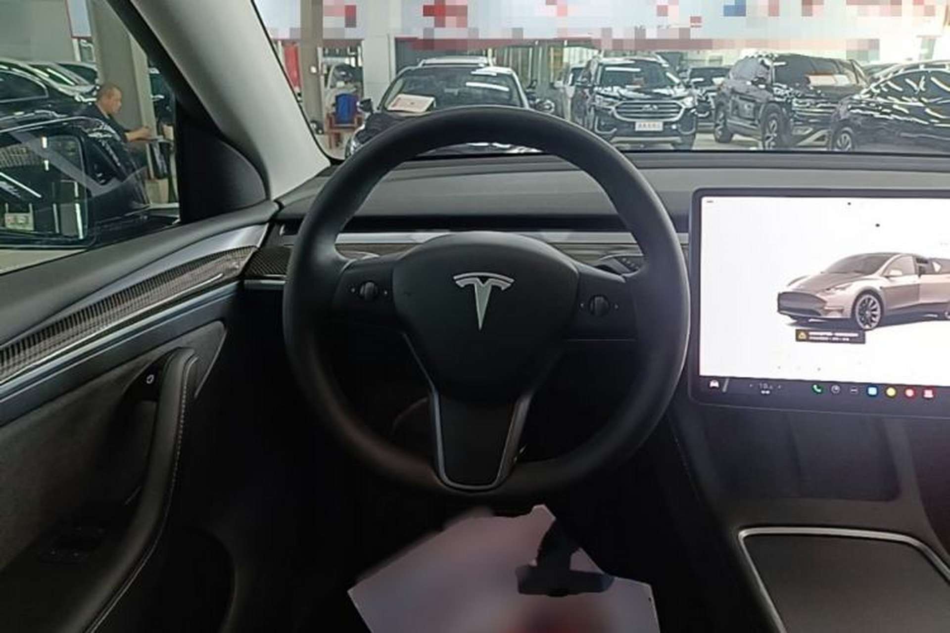 Used Tesla Model Y 2022 Rear-Wheel-Drive Version Steering Wheel