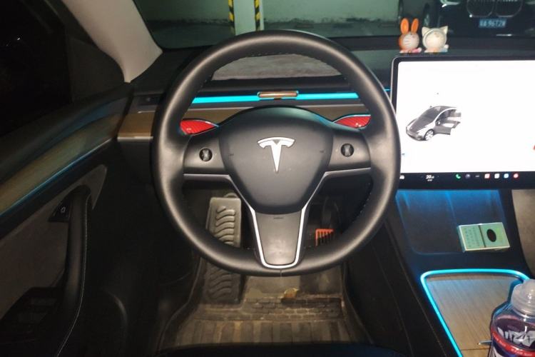 Used Tesla Model Y 2022 Revised Version Rear-Wheel Drive Steering Wheel
