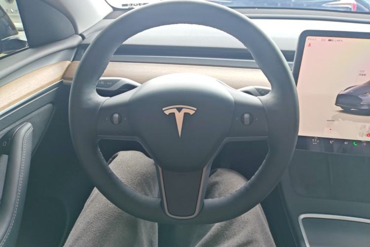 Used Tesla Model Y 2022 Long-Range All-Wheel-Drive Version Steering Wheel