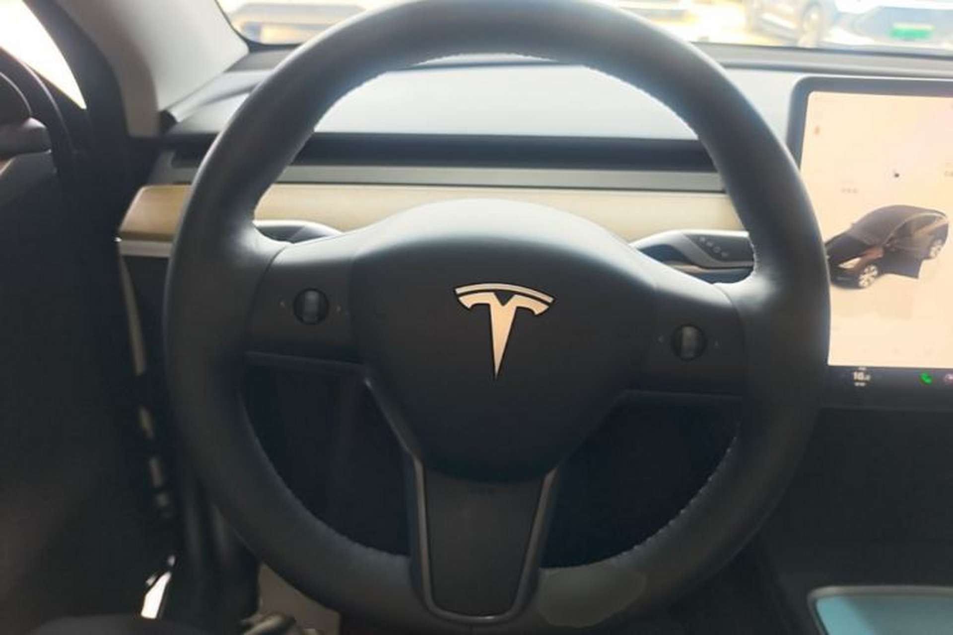 Used Tesla Model Y 2022 Revised Version Rear-Wheel Drive Steering Wheel
