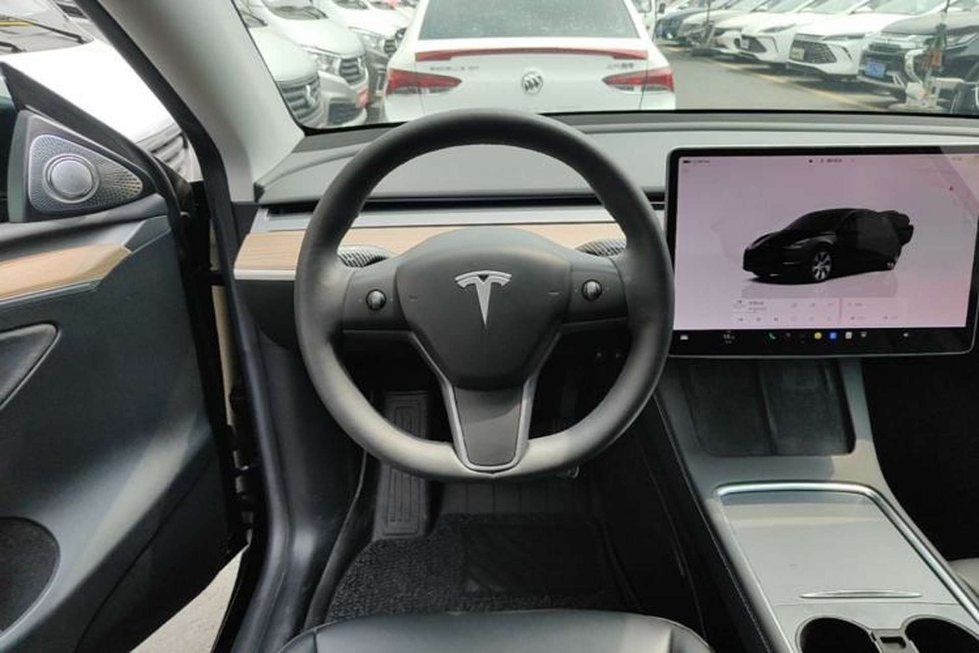 Used Tesla Model Y 2022 Revised Version Rear-Wheel Drive Steering Wheel