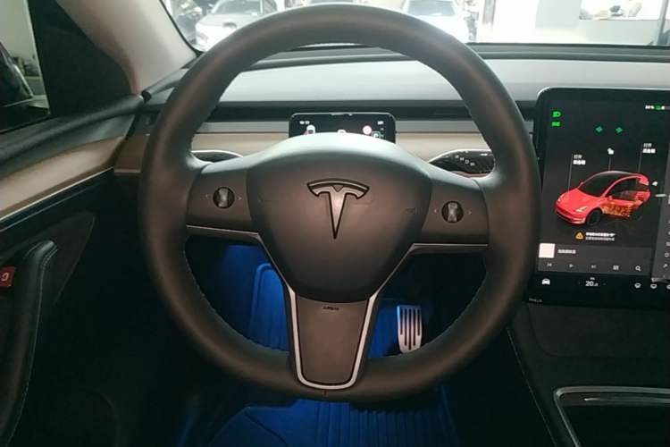 Used Tesla Model Y 2022 Rear-Wheel-Drive Version Steering Wheel