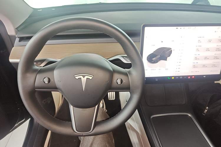 Used Tesla Model Y 2022 Performance High-Performance All-Wheel-Drive Version Steering Wheel