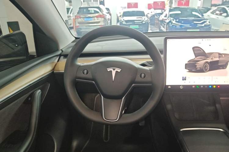 Used Tesla Model Y 2022 Rear-Wheel-Drive Version Steering Wheel