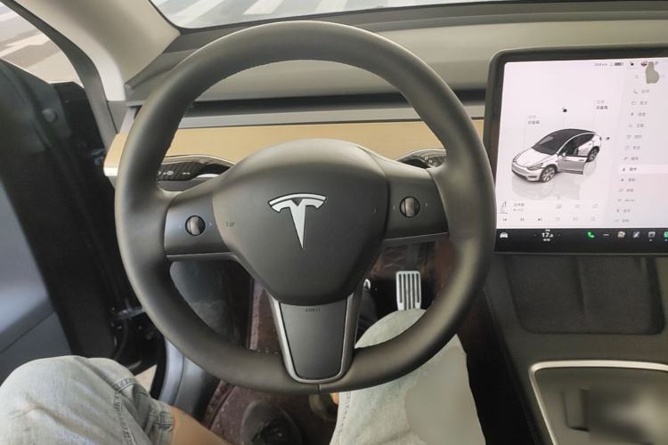 Used Tesla Model Y 2022 Revised Version Rear-Wheel Drive Steering Wheel