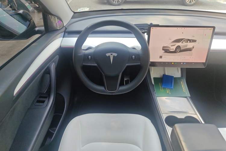 Used Tesla Model Y 2022 Revised Version Rear-Wheel Drive Steering Wheel