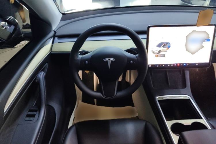 Used Tesla Model Y 2022 Revised Version Long-Range All-Wheel Drive Steering Wheel