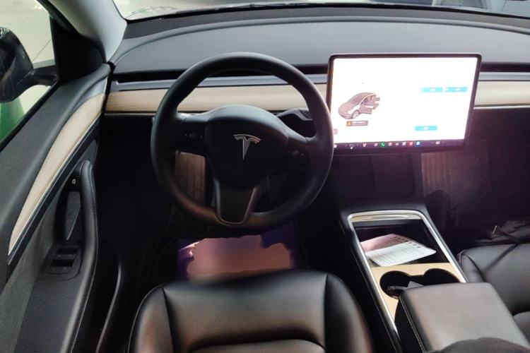 Used Tesla Model Y 2022 Revised Version Long-Range All-Wheel Drive Steering Wheel