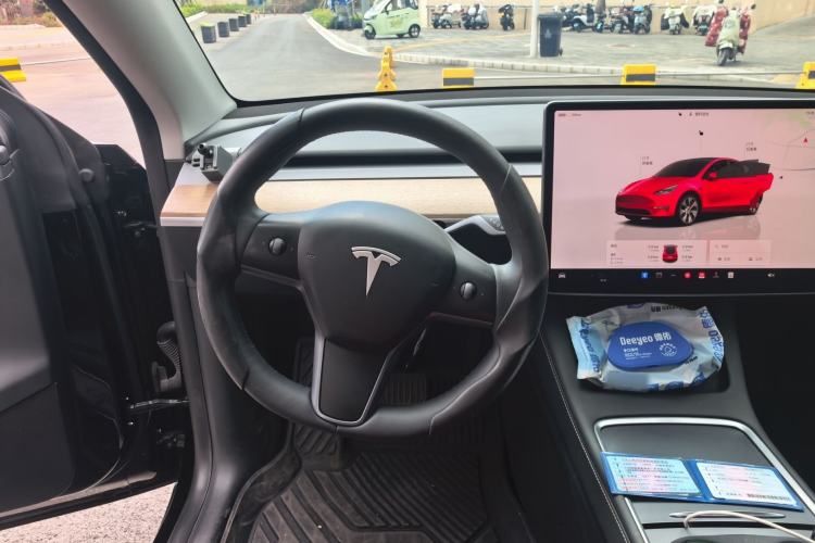 Used Tesla Model Y 2022 Rear-Wheel-Drive Version Steering Wheel