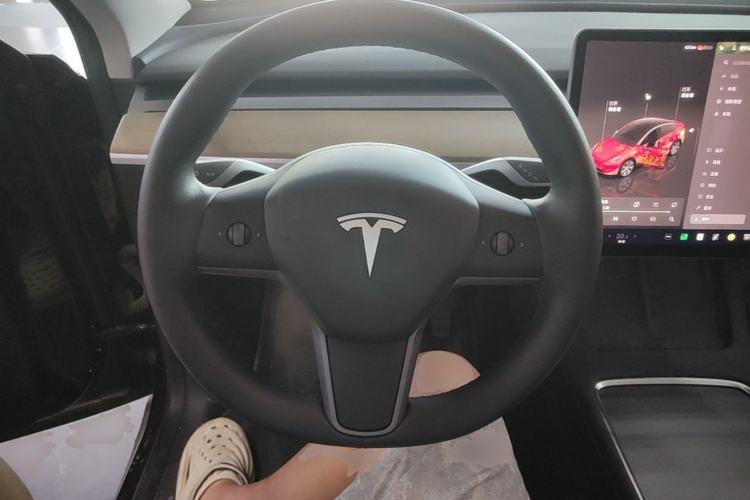 Used Tesla Model Y 2022 Revised Version Rear-Wheel Drive Steering Wheel