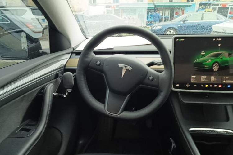 Used Tesla Model Y 2022 Rear-Wheel-Drive Version Steering Wheel