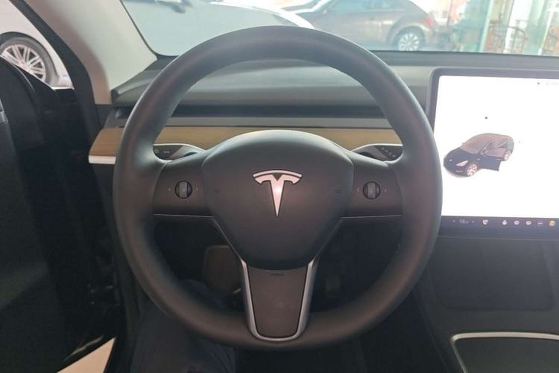 Used Tesla Model Y 2022 Revised Version Rear-Wheel Drive Steering Wheel